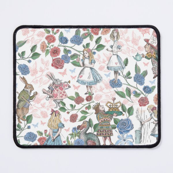 Item preview, Vintage Alice In Wonderland Collage Decoupage & Florals designed and sold by Moodthology.