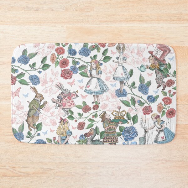 Item preview, Vintage Alice In Wonderland Collage Decoupage & Florals designed and sold by Moodthology.