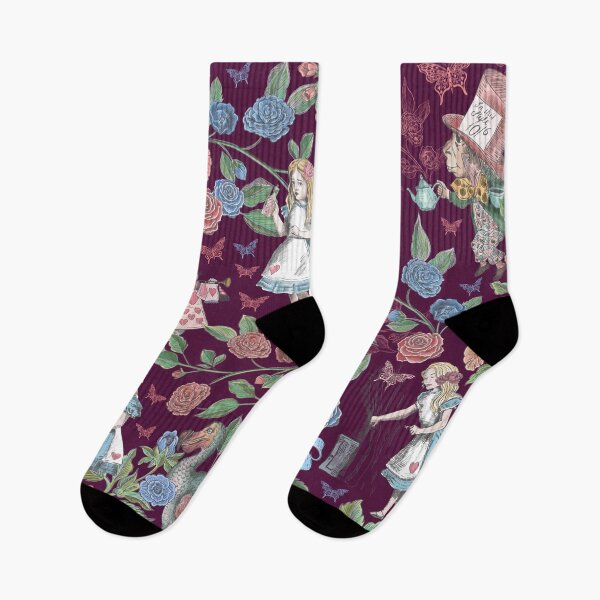 Item preview, Vintage Alice In Wonderland Collage Decoupage & Florals designed and sold by Moodthology.