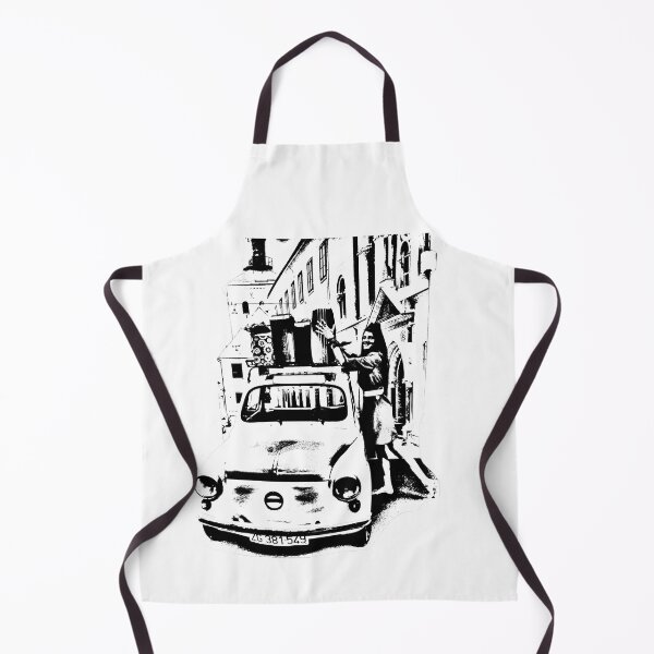 Item preview, It's Summer Time - Back to the 80's - Yugoslavian Girl and Fićo Zastava 750 designed and sold by Aktavrh.
