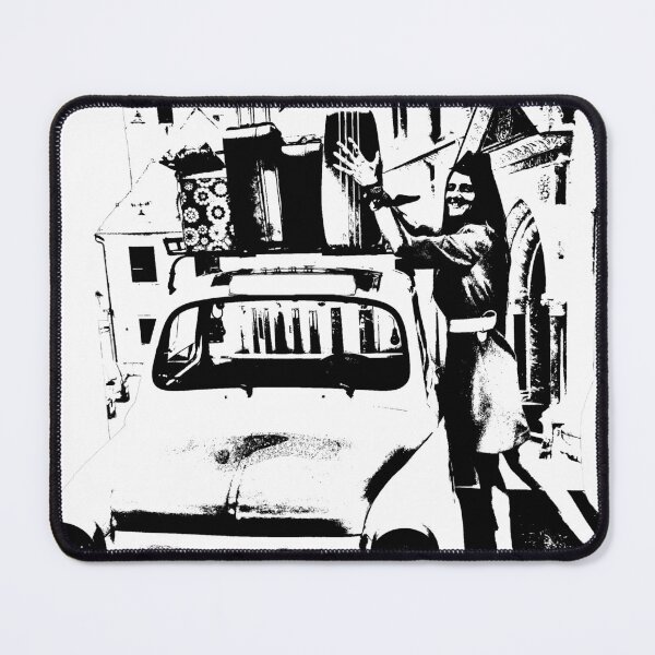 Item preview, It's Summer Time - Back to the 80's - Yugoslavian Girl and Fićo Zastava 750 designed and sold by Aktavrh.
