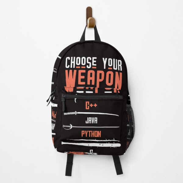 Item preview, Cool C++ T-shirt - choose your weapon programming t-shirt designed and sold by Zarki19.