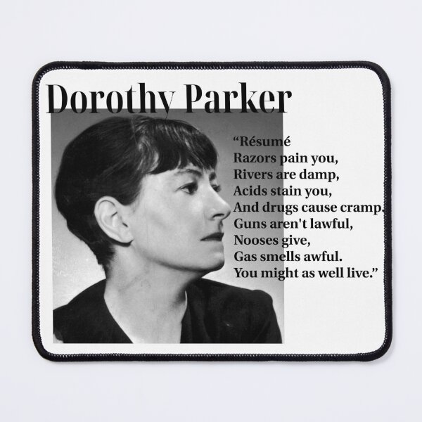 Item preview, Dorothy Parker Portrait - on Resume designed and sold by VioMil.