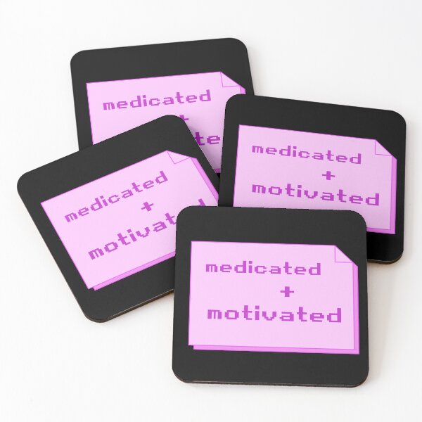 Item preview, medicated + motivated y2k designed and sold by quinnhopp.
