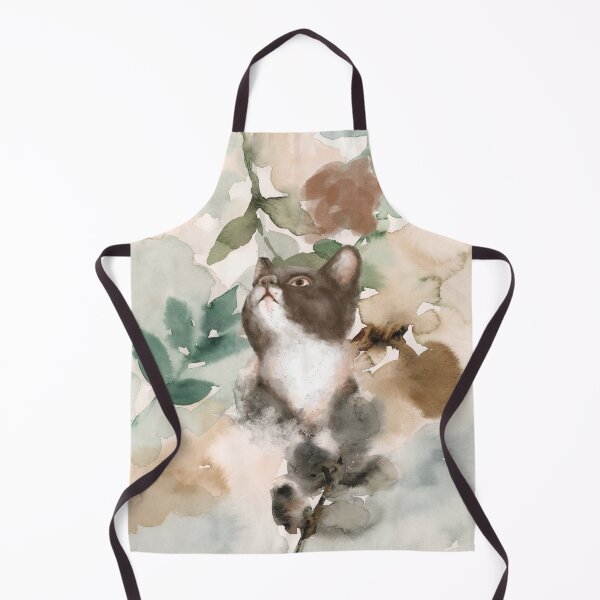 Item preview, Cat Abstract Watercolor designed and sold by HappyLifeCreate.