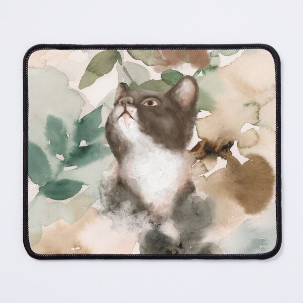 Item preview, Cat Abstract Watercolor designed and sold by HappyLifeCreate.
