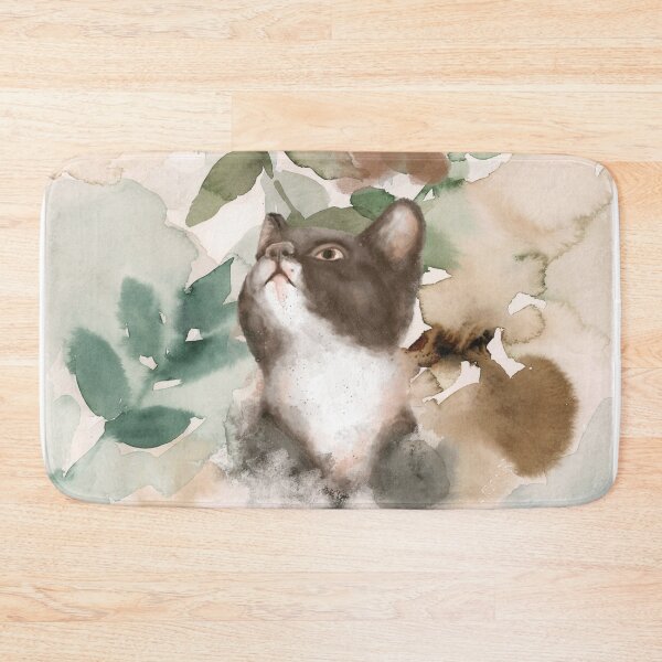 Item preview, Cat Abstract Watercolor designed and sold by HappyLifeCreate.