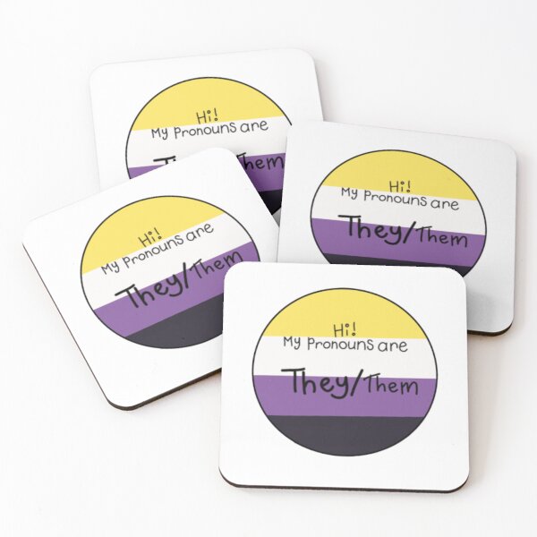 Item preview, My pronouns (they/them) designed and sold by Ashleigh David.