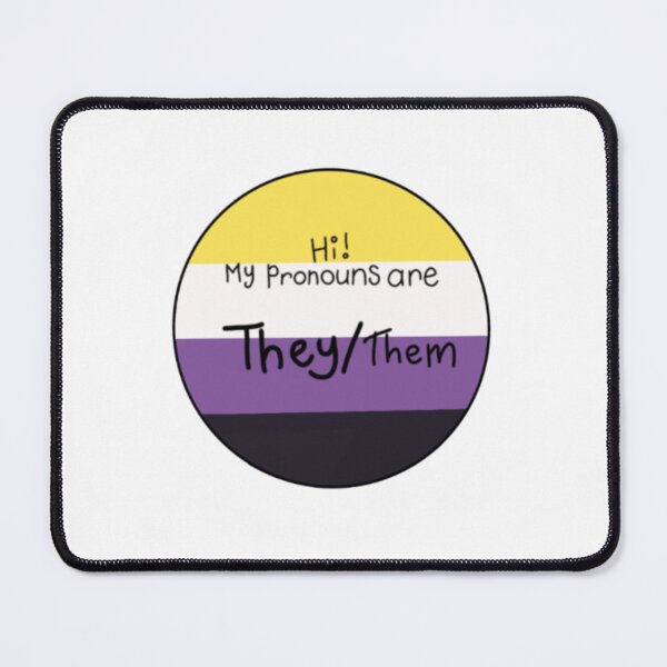 Item preview, My pronouns (they/them) designed and sold by Ashleigh David.