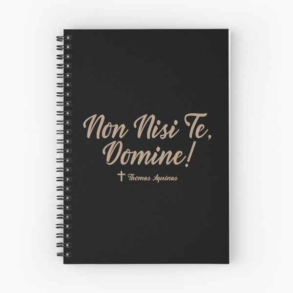 Item preview, Non Nisi Te Domine - Saint Thomas Aquinas Saying designed and sold by molamode.