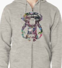 Space Monkeyz Celestial Graphic Zipped Hoodie
