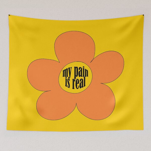 Item preview, "my pain is real" flower designed and sold by triplewatersign.