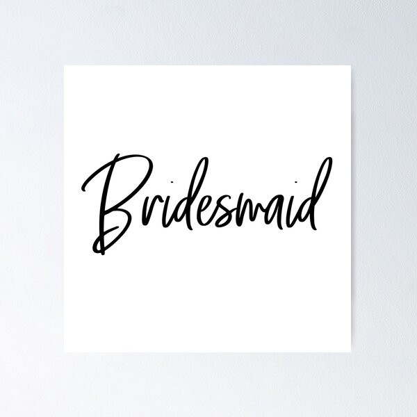 Item preview, Bridesmaid designed and sold by heyluckyseven.