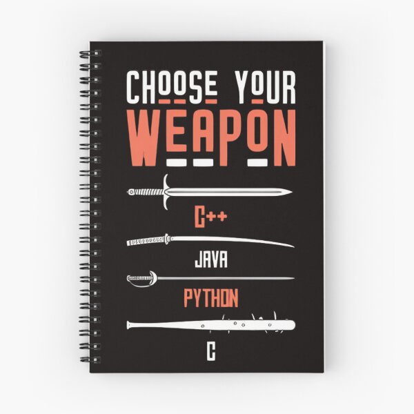 Item preview, Cool C++ T-shirt - choose your weapon programming t-shirt designed and sold by Zarki19.