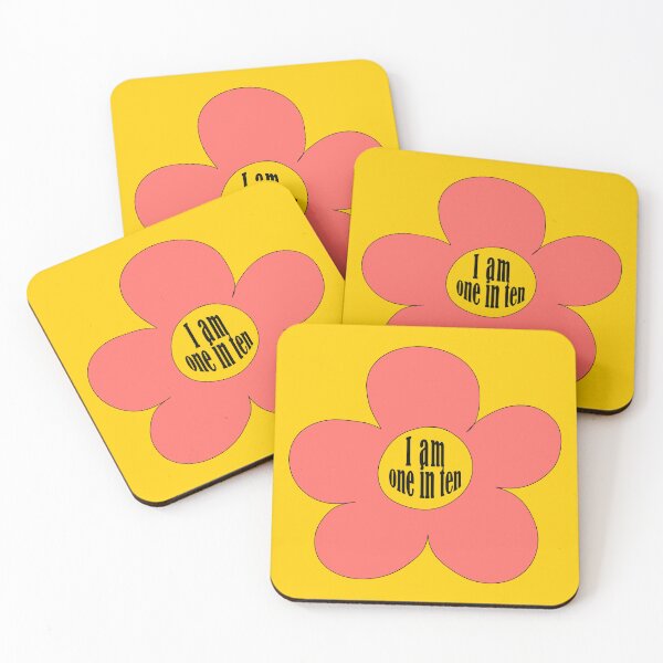 Item preview, "I am one in ten" flower designed and sold by triplewatersign.