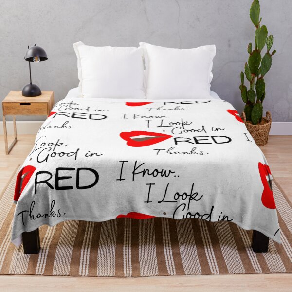Item preview, I might be colorblind but I know I look good in red | I know I look good in red thanks  designed and sold by Vicsdesignsart.