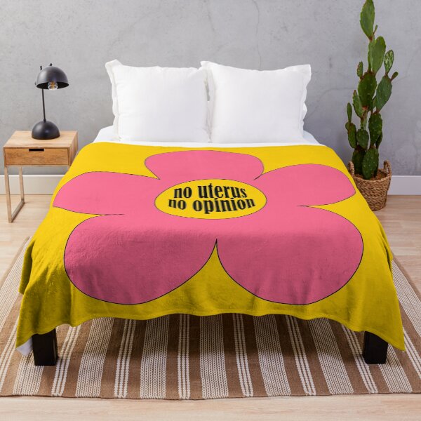 Item preview, "no uterus no opinion" flower designed and sold by triplewatersign.