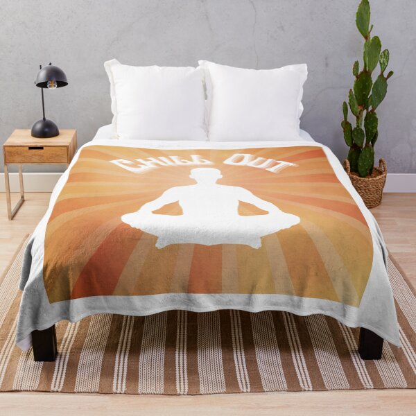 Item preview, Vintage Chill Out Meditation with Sun Rays Design designed and sold by podguy.