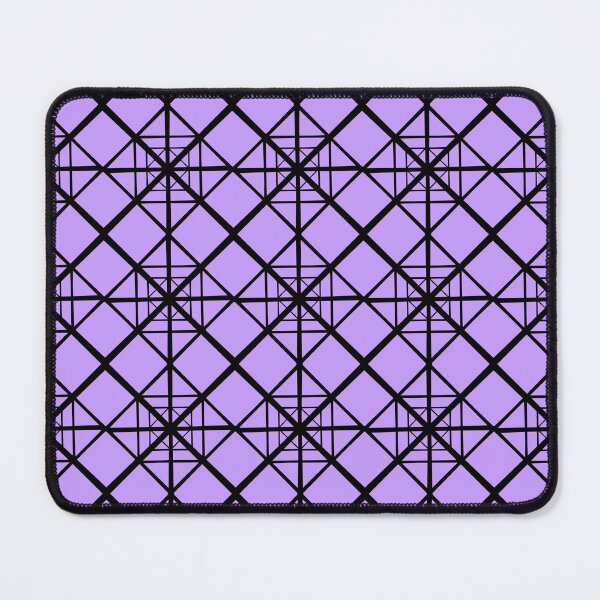 Item preview, Geometric light purple and black Pattern designed and sold by DemonicGloom.