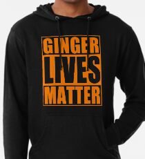 Sudadera con capucha ligera Irlandés Ginger Lives Matter Día de San Patricio