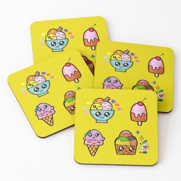 Item preview, Cute Smiling Icecream set_3 designed and sold by mrGoodwin90.