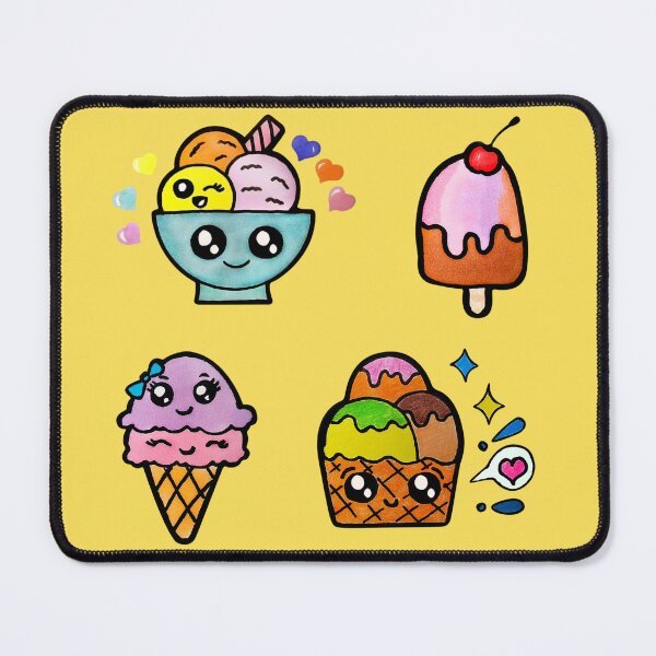 Item preview, Cute Smiling Icecream set_3 designed and sold by mrGoodwin90.