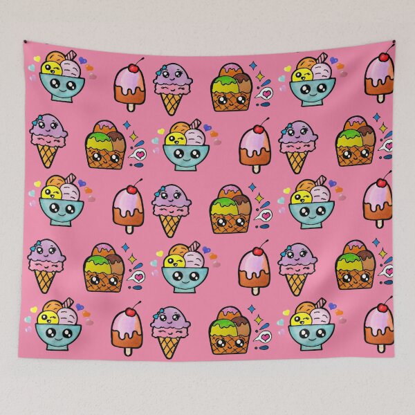 Item preview, Cute Smiling Icecream set_3 designed and sold by mrGoodwin90.