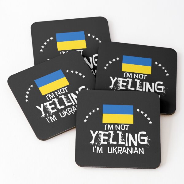 Item preview, I'm not yelling I'm Ukrainian - Flag of Ukraine designed and sold by obedtheartist.