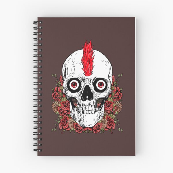 Item preview, a-skull-with-a-mohawk-   designed and sold by oTZI-Tshirts.