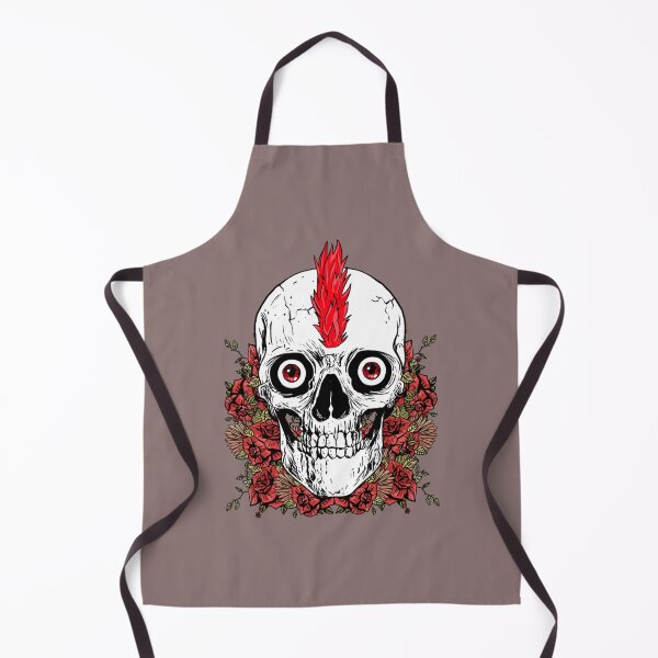 Item preview, a-skull-with-a-mohawk- designed and sold by oTZI-Tshirts.