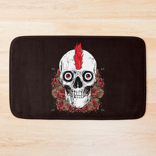 Item preview, a-skull-with-a-mohawk-   designed and sold by oTZI-Tshirts.