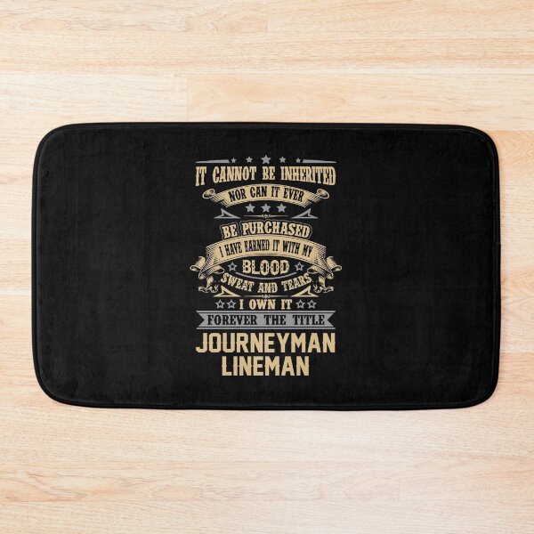 Item preview, Journeyman Lineman T Shirt - Forever The Title Job Gift Item Tee designed and sold by celiagomez456.