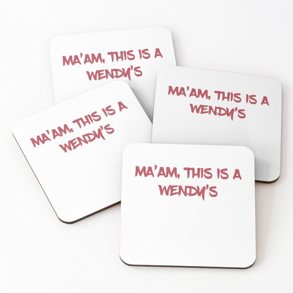 Item preview, Ma'am this is a wendy's designed and sold by vooART.