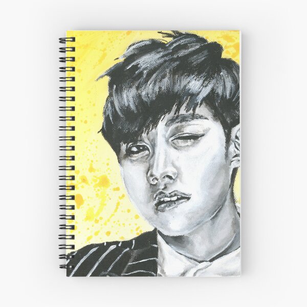Item preview, J-Hope Splatter Portrait  designed and sold by cuttlecactus.