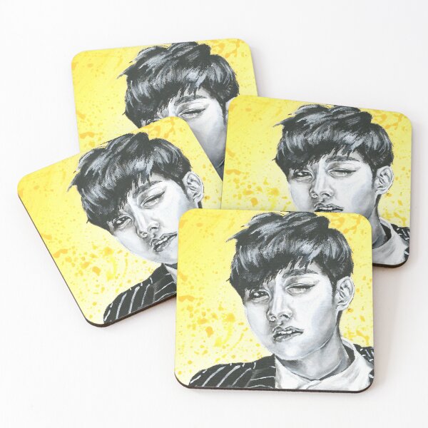 Item preview, J-Hope Splatter Portrait  designed and sold by cuttlecactus.