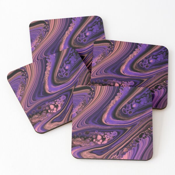 Item preview, Purple Pink Abstract Geode designed and sold by SparkyMae.