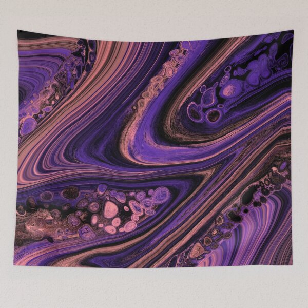 Item preview, Purple Pink Abstract Geode designed and sold by SparkyMae.