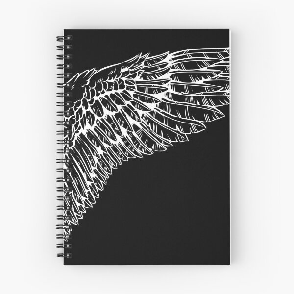 Item preview, Pair Of Detailed Wings, White Lineart designed and sold by ArtPau.
