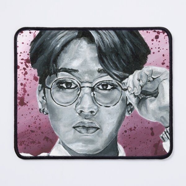 Item preview, Jimin Splatter Portrait  designed and sold by cuttlecactus.