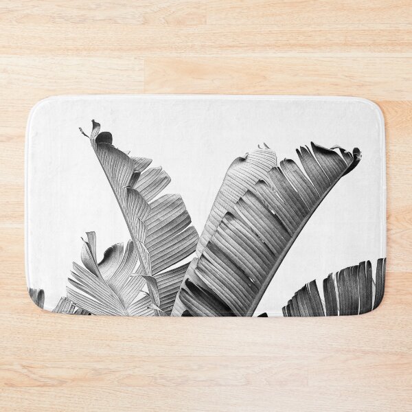 Item preview, BANANA LEAVES Black & White designed and sold by NORDIKART.