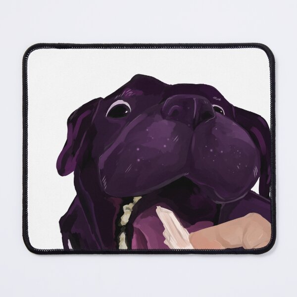 Item preview, painting of me feeding my dog chicken designed and sold by fiveminuterice.