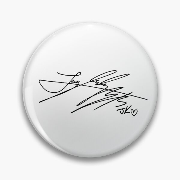 Item preview, Jungkook signature dedication designed and sold by Gabaxo.