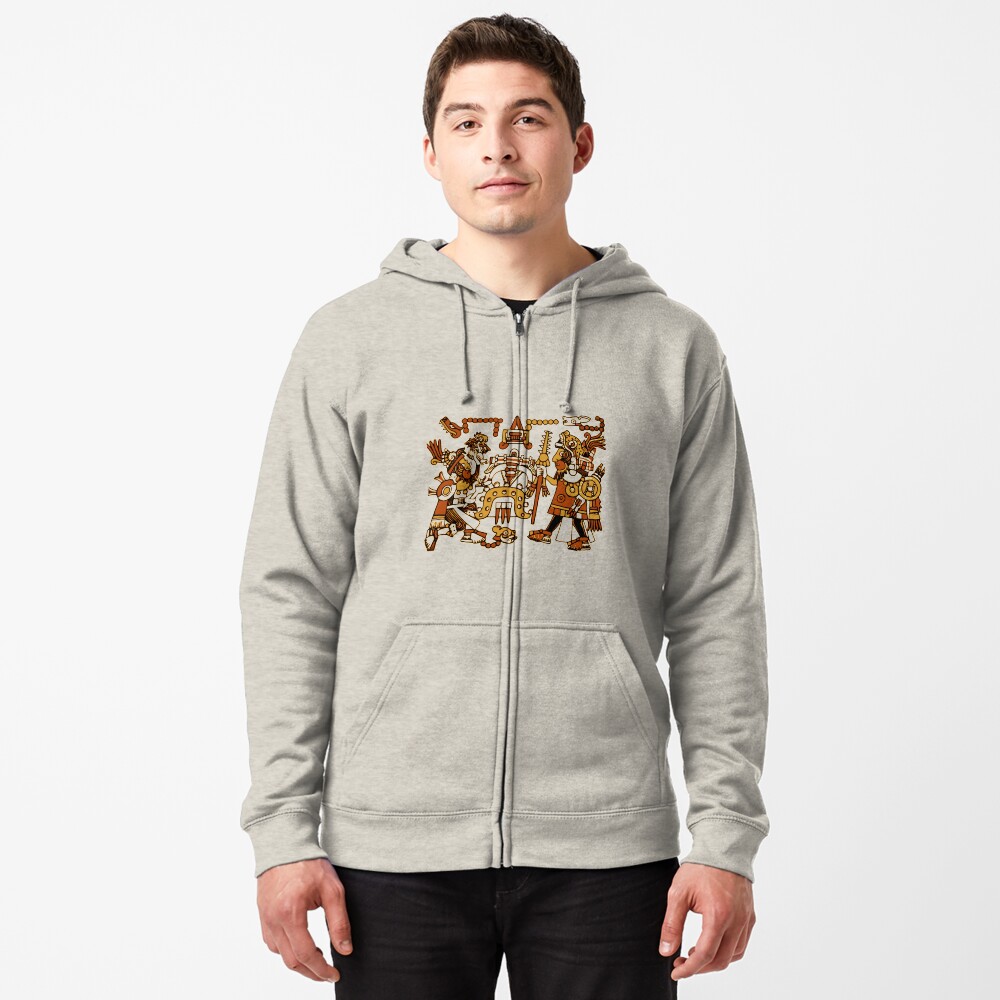 aztec design hoodie