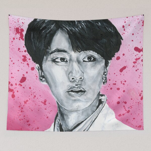 Item preview, Jin Splatter Portrait  designed and sold by cuttlecactus.