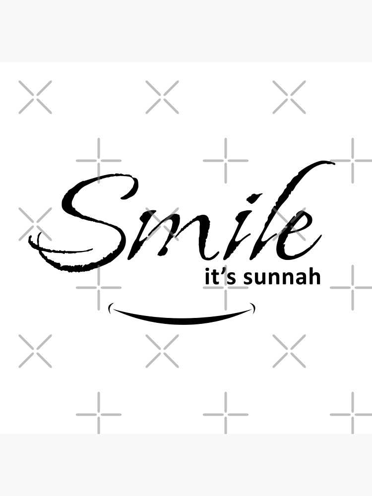 Smile Its Sunnah Islamic Art Quotes 6 Poster For Sale By Efendesign Redbubble 9006