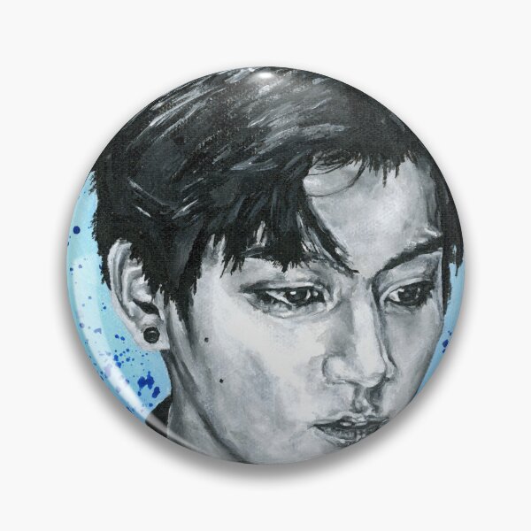 Item preview, Jungkook Splatter Portrait  designed and sold by cuttlecactus.