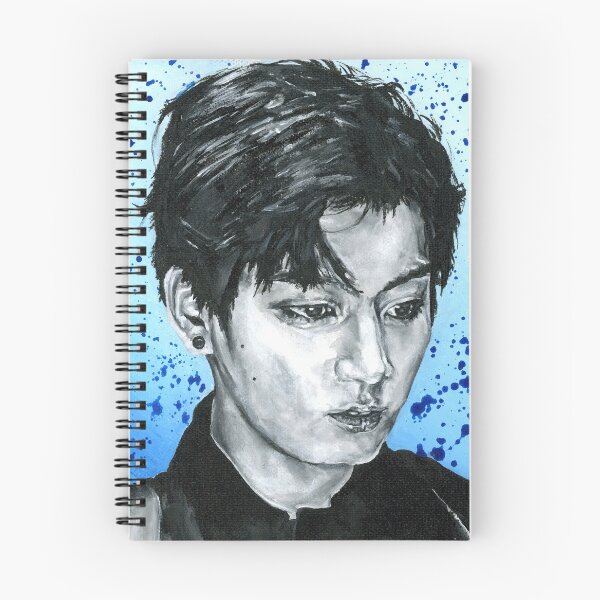 Item preview, Jungkook Splatter Portrait  designed and sold by cuttlecactus.