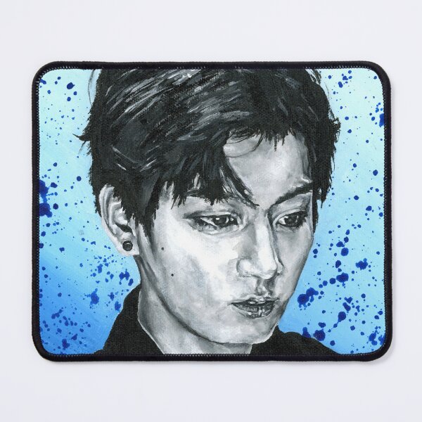 Item preview, Jungkook Splatter Portrait  designed and sold by cuttlecactus.