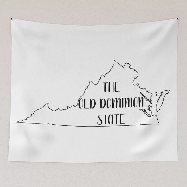 Item preview, Virginia state outlina - The old dominion state designed and sold by J---store.