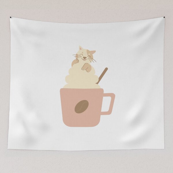 Item preview, coffee cat designed and sold by Swiftpanther.